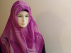 Beautiful fushia shiny turkish hijab 38